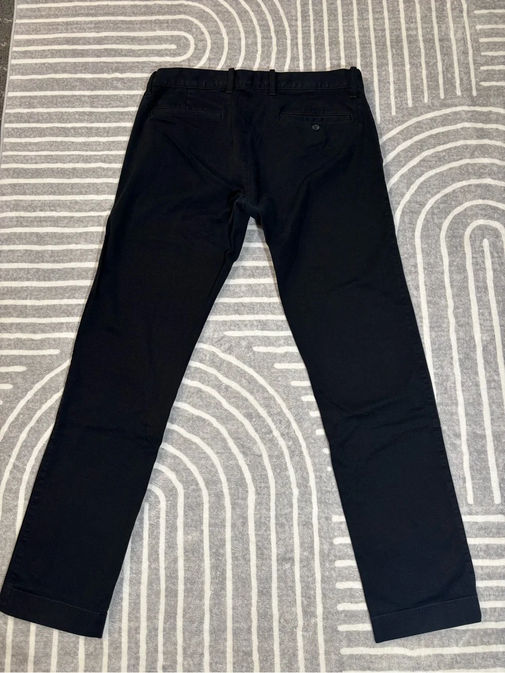 J. Crew Flex Pants, Slim Chino Black Pants, 33x32, W33 L32, Men, J.Crew